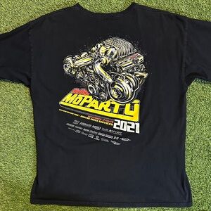 Holley MoParty SRT Hellcat Engine 2021 T-Shirt Size XL